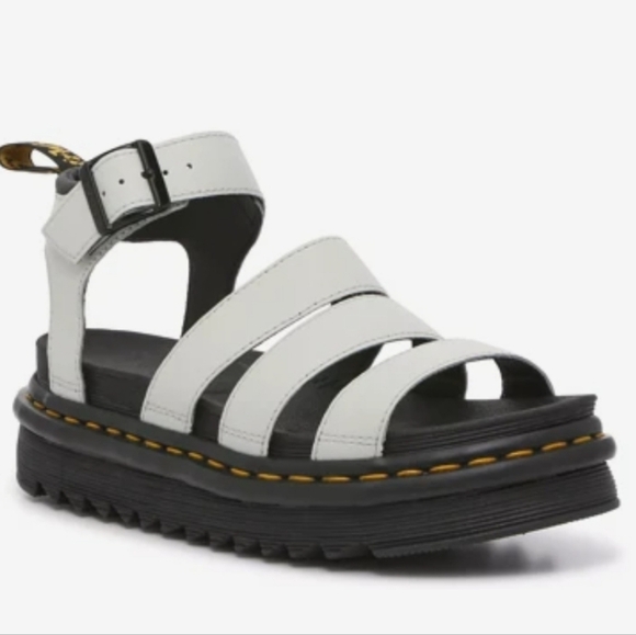 Dr.Martens Womens Blaire Ankle Leather Tractor Chunky Platform Sandals shoes 9 - Picture 1 of 13